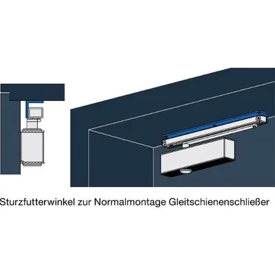 Produktbild von Sturzfutterwinkel für Gleitschiene B