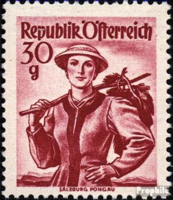 Produktbild von Briefmarken Österreich 1948 Mi 899 postfrisch Trachtenserie