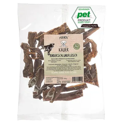 Produktbild von Stroetmann PRIMOX® Rinderschlundfleisch 250 g - Hundefutter