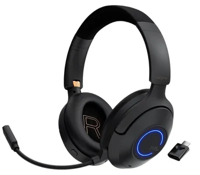 Zdjęcie produktu dla Creative Labs Zen Hybrid Pro Classic, Bezprzewodowy, 20 - 20000 Hz, Gaming, 282 g, Zestaw słuchawkowy, Czarny