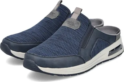 Produktbild von Rieker FSK Herren Halbschuhe Clogs midnight/blau-schwarz 45