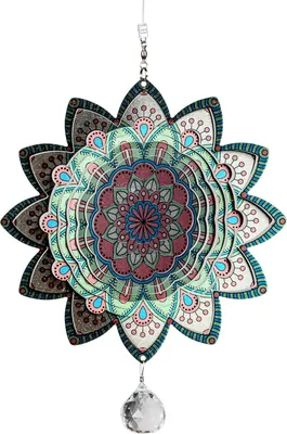 Produktbild von Deko Hänger Mandala grün formano