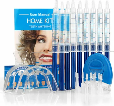 Produktbild von Zahnbleaching Paket Bleaching Gel Set, Zahnweiß Zahnaufhellung Weiße Zähne