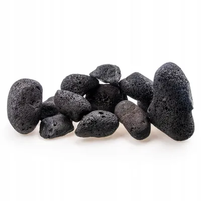 Produktbild von Aquarium Kies, Lavastein Schwarz 10 kg
