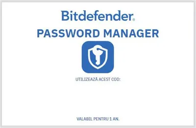 Zdjęcie produktu dla Menedżer haseł Bitdefender, 1 rok, 1 konto, zdrapka