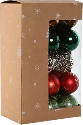 Obrázek produktu pro Vánoční ozdoby na stromeček Home ESPRIT Barevné PVC 18 x 12 x 30 cm (30 kusů)