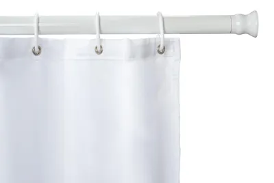 Image de WENKO barre de douche télescopique sans percer 110-185cm barre de baignoire 2,8 cmØ salle de bain WC