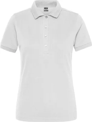 Produktbild von Polo aus weichem Elastic-Piqué white, Gr. XXL
