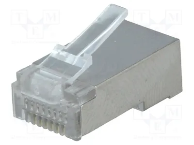 Produktbild von 2x Stecker System: 8p8c abgeschirmt RJ45 PIN: 8  für Leitungen DS1123-15-P80TN RJ-