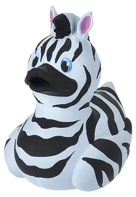 Productafbeelding van rubberen eend Zebra