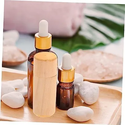 Produktbild von Holzbox Für Ätherische Öle Aufbewahrungsbox Für Ätherische Ölflaschen Geschenkbox Für Flaschenetui Mit Einzelplatz Haltbare Holzzylinderbox Für Ölflaschen