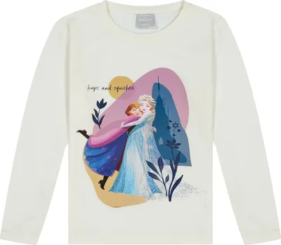 Produktbild von Frozen - Die Eiskönigin Kinder Mädchen T-Shirt Longsleeve Langarm-Shirt, Größe:122-128