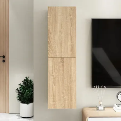 Obrázek produktu pro The Living Store TV skříňka Sonoma dub 30,5x30x110 cm materiál na bázi dřeva