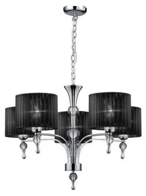 Produktbild von Impress 5 Leuchte Schwarz Ø 63 x 88 cm 5-flammig E27