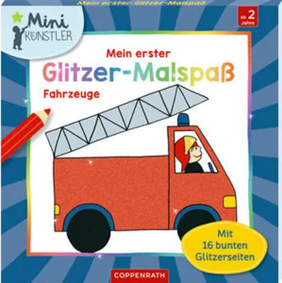 Obrázek produktu pro Mein erster Glitzer-Malspaß: Fahrzeuge