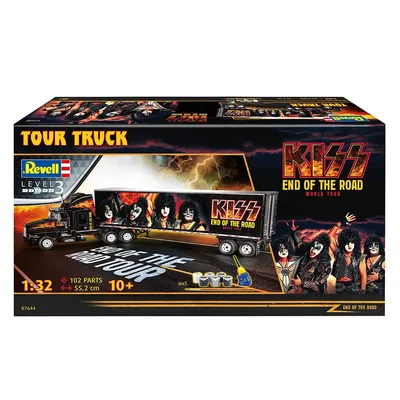 Produktbild von Revell 07644 - KISS - End of the Road - Modellbausatz, 1:32, Tour Truck