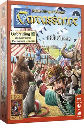 Zdjęcie produktu dla gra planszowa Carcassonne: Cyrk