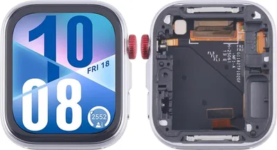 Image de Pour Huawei Watch Fit 4 pièce de rechange écran LCD avec cadre rouge de réparation