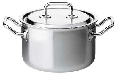 Schmortopf Edelstahl 24 cm Ø 4,7 Liter mit Deckel