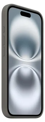 Image de Apple Coque en silicone avec MagSafe pour iPhone 16 - Gris minéral