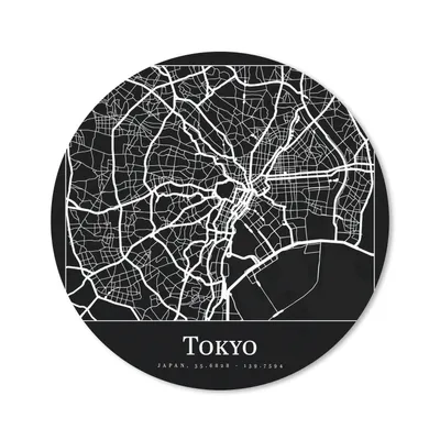 Produktbild von MuchoWow® Mauspad Mousepad Karte - Tokio - Stadtplan - Tokio 30x30 cm - Mousepads - Maus Mat - Pad - Mausunterlage - Tischunterlage - Schreibtischmatten
