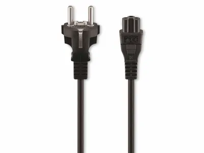 Obrázok produktu pre goobay napájací kábel notebook 1,8 m priamy SchuKo samec > IEC 320-C5 samica - Goobay 93586 - (PC príslušenstvo / káble / adaptéry)
