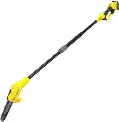 Immagine prodotto di Potatore a batteria Stanley Fatmax, 18 V, catena da 20 cm, batteria da 4 Ah, caricabatteria incluso, SFMCPS620M1-QW