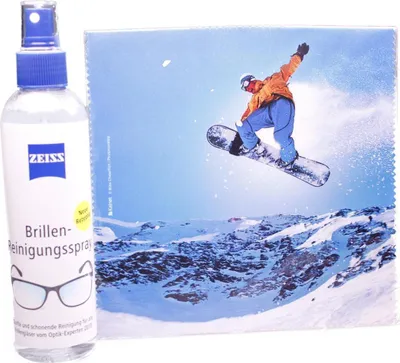 Image de Chiffon en microfibre "Snowboarder" taille 18,5*18,5 cm de La Kelnet