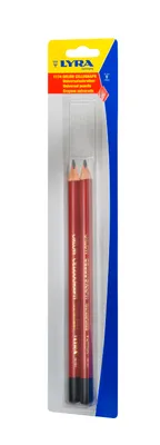 Produktbild von Lyra Bleistift, 2 Stück, Länge 24 cm, Stift für Glatte Oberflächen geeignet