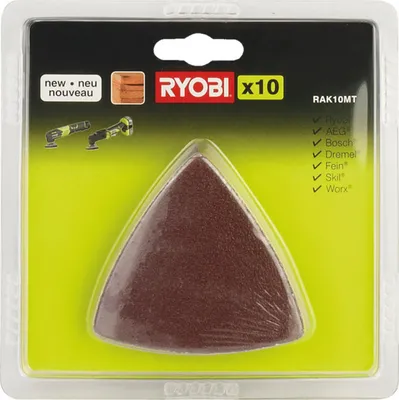 Produktbild von RYOBI RAK10MT Schleifpapier-Set für Multitool