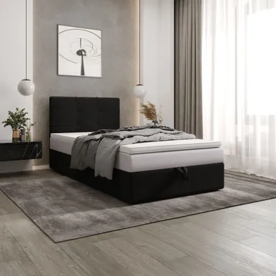 Produktbild von Polsterbett 120x200 DELILAH 3 - schwarz