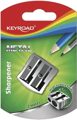 Produktbild von Strúhadlo KEYROAD Metal hliníkové, s dvomi otvormi, blister