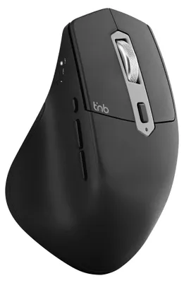 Imagen del producto de T'nB MWBTPOWER3, para zurdos, inalámbrico RF + USB tipo C, 2400 DPI, , gris