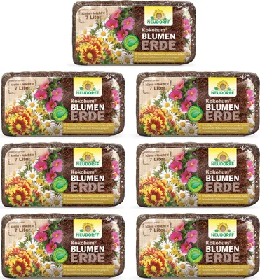 Produktbild von Neudorff Kokohum Blumenerde - 7 Briketts