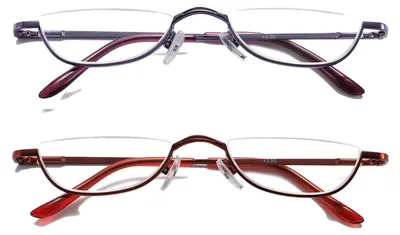 Produktbild von Lesebrille Metall 1,50 Dioptrien, Federschanier, 2 Stück, für die Nähe