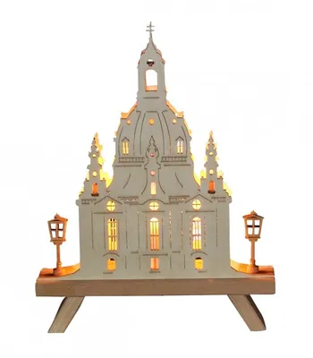 Produktbild von Design & Decor GmbH Standleuchte 3D, Modell:Frauenkirche mit Laternen
