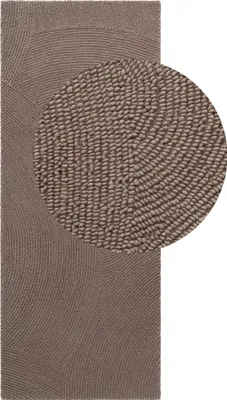 Produktbild von Hanse Home Calmio Wollteppich Calmio Taupe