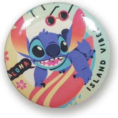 Image de Lilo & Stitch - Badge à bouton