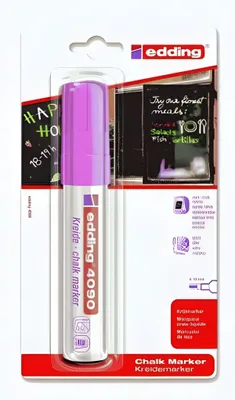 Produktbild von Edding 4090, Pink, Meißel, Geruchlos, 1 Stück(e)