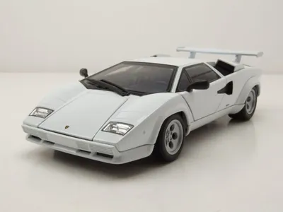 Produktbild von Welly 24112W Lamborghini Countach LP 5000 S weiß 1:24