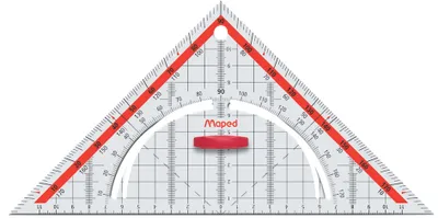 Image de Maped 028700 GeometriedreieckTechnic Hypoténuse : 260 mm