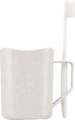 Immagine prodotto di Tazza con portaspazzolino, bianco