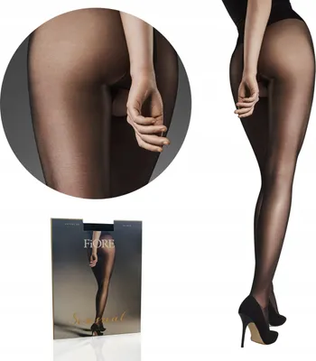 Produktbild von Fiore - Ouvert 20 den - Strumpfhose mit Öffnung Schritt offen flache Naht - Schwarz - 2