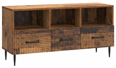 Image de Meuble TV Bois ancien 102 x 34,5 x 50 cm Bois d'ingénierie