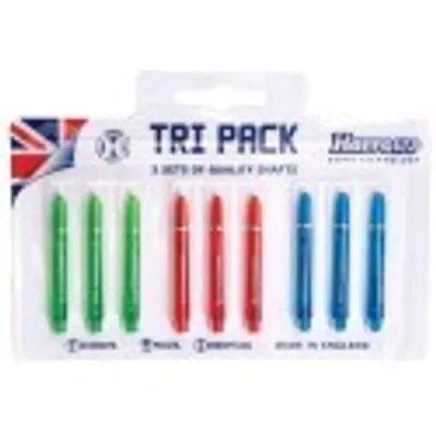 Zdjęcie produktu dla Harrows Supergrip Shaft Medium 3 Pack Multi 4,8 cm 1,1 g Nasadki do darta