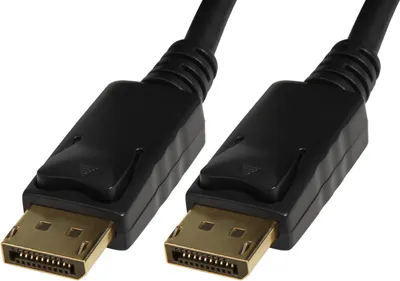 Produktbild von LogiLink DisplayPort 10m, 10 m, DisplayPort, DisplayPort, Schwarz, Gold, Männlich/Männlich