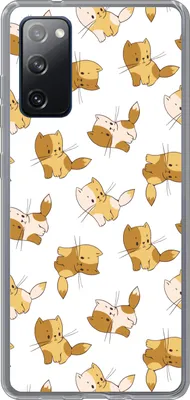 Produktbild von MuchoWow® Handyhülle Schutzhülle Hülle für Telefoonhoesje Samsung Galaxy S20 FE Muster - Katze - Kätzchen - Jungen - Mädchen - Kinder - Kind Silikon Softcase Handy Hülle - Abdeckung