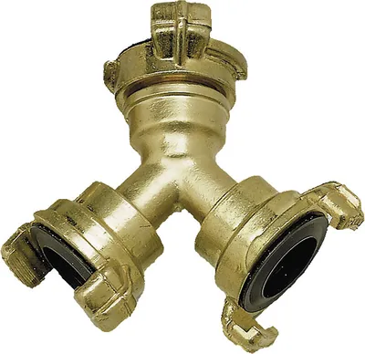Produktbild von PUTEUS Schnellkupplung Y-Verteiler, Messing, universal passend