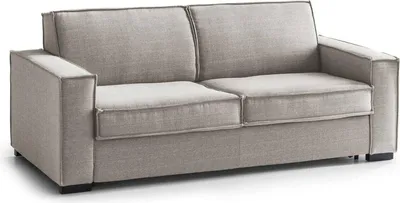 Produktbild von Festes Sofa Dgozz, Großes 2-Sitzer-Sofa, 100%  Italy, Wohnzimmersofa aus Stoff, mit Standard-Armlehnen, Cm 200x95h90, Turteltaube