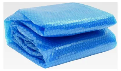 Produktbild von Solarplane für runden Pool, Luftpolsterfolie, Solarabdeckung, PE, 250 cm, Blau